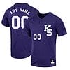 Custom Kansas State Wildcats Baseball Jersey Name And Number NCAA College Purple