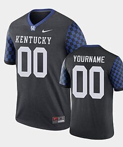 Custom Kentucky Wildcats Jersey Name and Number NCAA College Football Legend Black