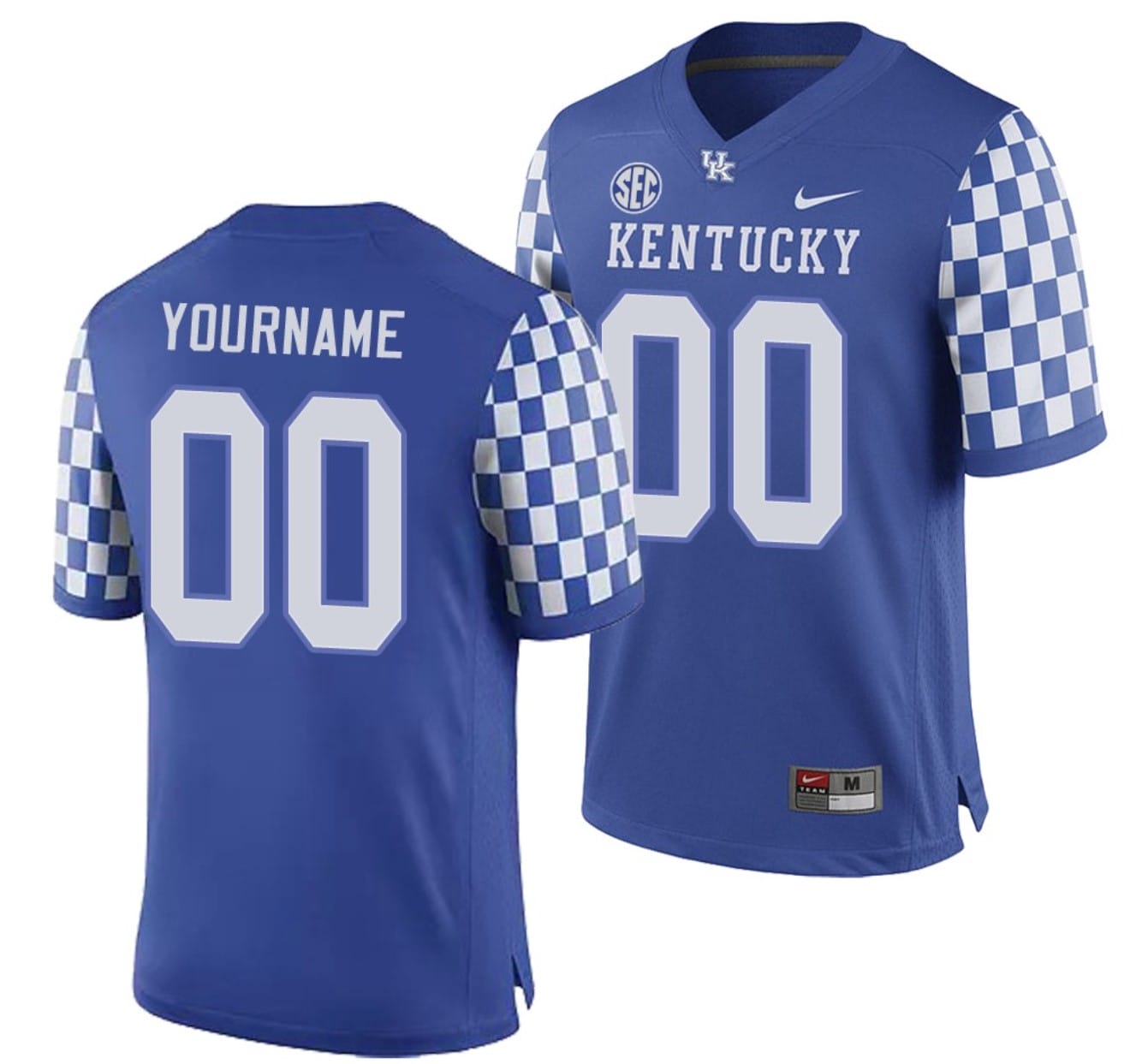 Custom Kentucky Wildcats Jersey Name and Number NCAA College Football Replica Royal