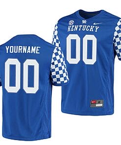 Custom Kentucky Wildcats Jersey Name and Number NCAA College Football Royal