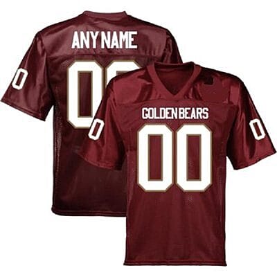 Custom Kutztown Golden Bears Jersey Name and Number NCAA College Football Red