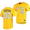 Custom LSU Tigers Baseball Jersey Name and Number NCAA College Gold Elite