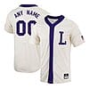 Custom LSU Tigers Baseball Jersey Name and Number NCAA College White