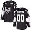 Custom Los Angeles Kings Jersey Name And Number 2017-2018 Black Hockey