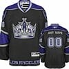 Custom Los Angeles Kings Jersey Name And Number Black