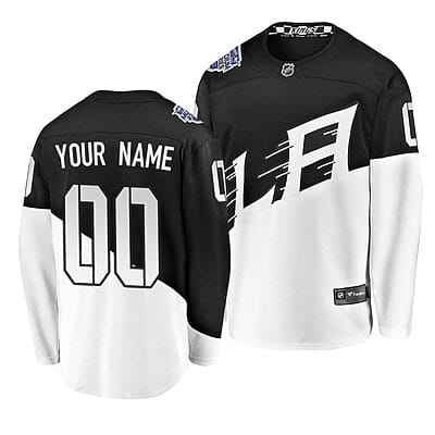Custom Los Angeles Kings Jersey Name And Number Fanatics 2020 Black Stadium Series Breakaway Player