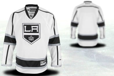 Custom Los Angeles Kings Jersey Name And Number White Third