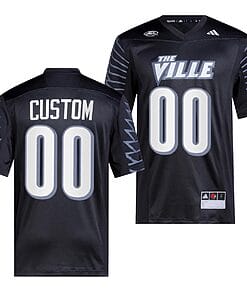 Custom Louisville Cardinals Jersey Name and Number College Football 2023 Premier Black