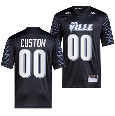 Custom Louisville Cardinals Jersey Name and Number College Football 2023 Premier Black
