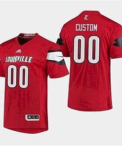 Custom Louisville Cardinals Jersey Name and Number NCAA College Football Red