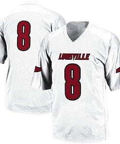 Custom Louisville Cardinals Jersey Name and Number NCAA College Football Style 1
