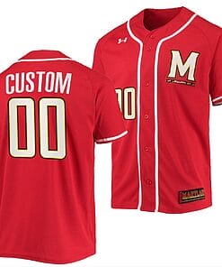 Custom Maryland Terrapins Baseball Jersey