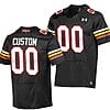 Custom Maryland Terrapins Jersey Name and Number Black College Football 2023