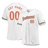 Custom Miami Hurricanes Baseball Jersey Name and Number NCAA College White
