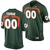 Custom Miami Hurricanes Jersey Name and Number NCAA College Football Game Green
