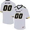 Custom Missouri Tigers Jersey Name and Number NCAA College Football White
