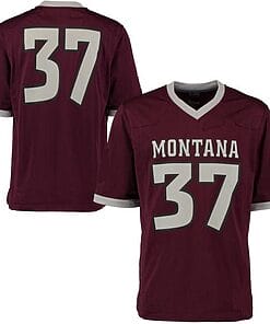 Custom Montana Grizzlies Jersey Name and Number NCAA College Football