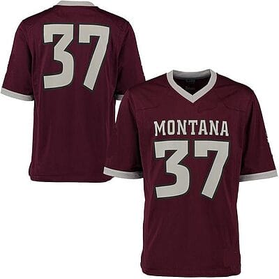 Custom Montana Grizzlies Jersey Name and Number NCAA College Football