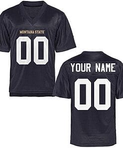 Custom Montana State Bobcats Jersey Name and Number NCAA College Football