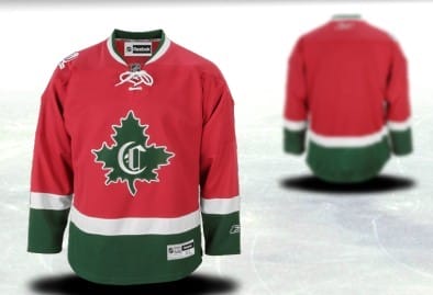 Custom Montreal Canadiens Jersey Name And Number Red CD