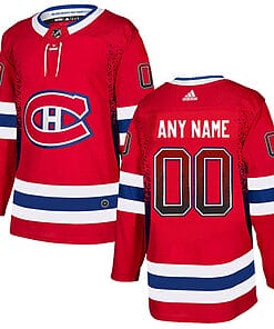 Custom Montreal Canadiens Jersey Name And Number Red Drift Fashion