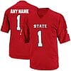 Custom NC State Wolfpack Jersey Name and Number NCAA College Football Red