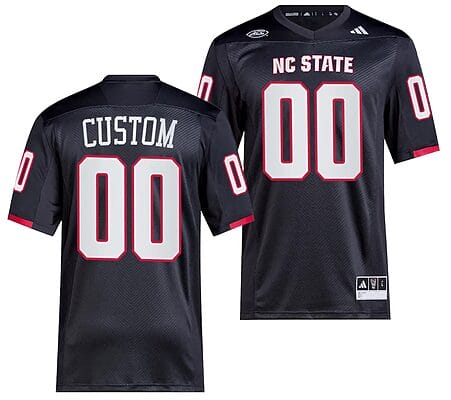 Custom NC State Wolfpack Jersey Name and Number Premier Black College Football 2023