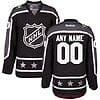 Custom NHL All-Star Jersey Name And Number 2017 Black Pacific Division Reebok Game Hockey