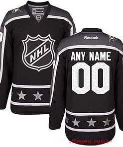 Custom NHL All-Star Jersey Name And Number 2017 Black Pacific Division Reebok Game Hockey