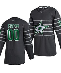 Custom NHL All-Star Jersey Name And Number 2020 Gray Game Dallas Stars