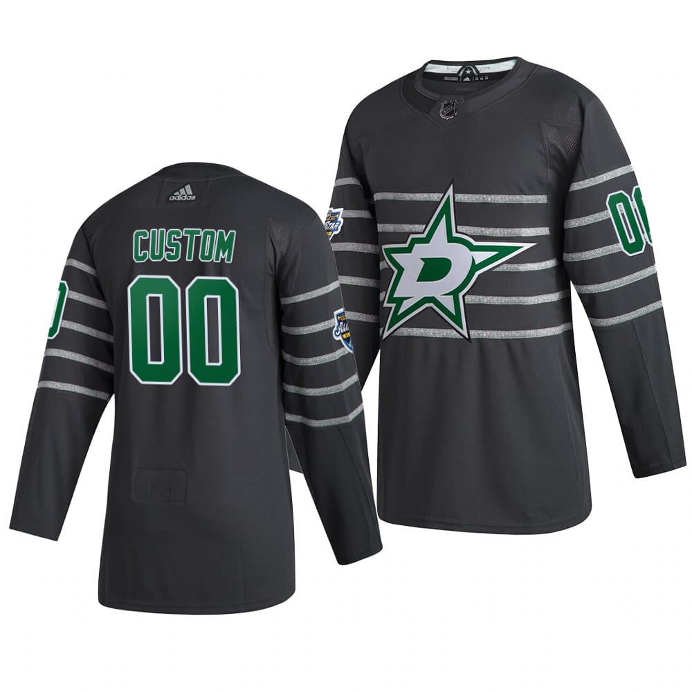 Custom NHL All-Star Jersey Name And Number 2020 Gray Game Dallas Stars
