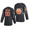 Custom NHL All-Star Jersey Name And Number 2020 Gray Game Edmonton Oilers