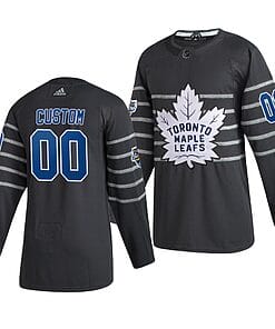 Custom NHL All-Star Jersey Name And Number 2020 Gray Game Toronto Maple Leafs