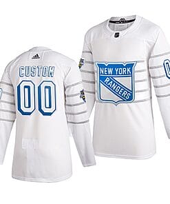 Custom NHL All-Star Jersey Name And Number 2020 White Game New York Rangers