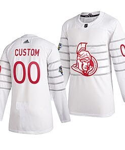 Custom NHL All-Star Jersey Name And Number 2020 White Game Ottawa Senators