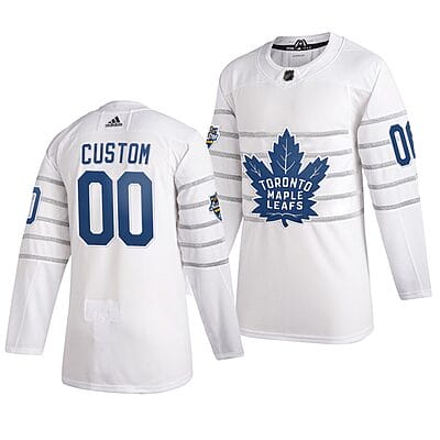 Custom NHL All-Star Jersey Name And Number 2020 White Game Toronto Maple Leafs