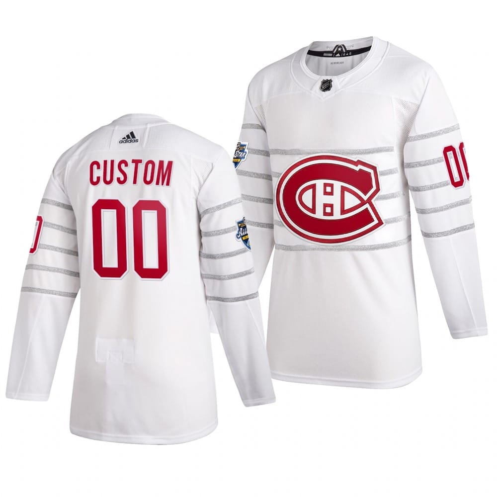 Custom NHL All-Star Jersey Name And Number 2020 White Game Vancouver Canucks