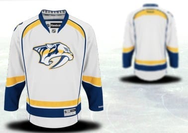 Custom Nashville Predators Jersey Name And Number 2012 White