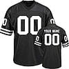 Custom Nebraska Cornhuskers Jersey Name and Number NCAA College Football Black