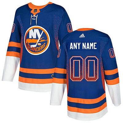 Custom New York Islanders Jersey Name And Number Royal Drift Fashion