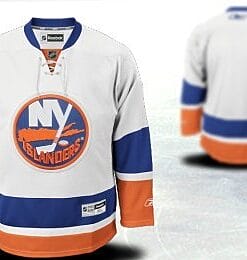 Custom New York Islanders Jersey Name And Number White Third