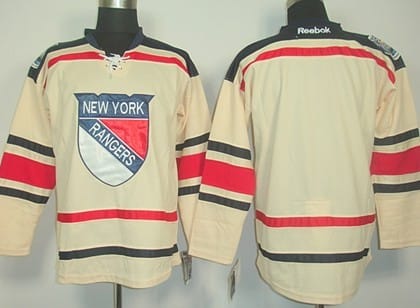 Custom New York Rangers Jersey Name And Number 2012 Winter Classci Cream