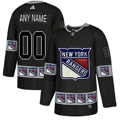 Custom New York Rangers Jersey Name And Number Team Logos Fashion