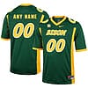 Custom North Dakota State Bison Jersey Name and Number NCAA College Football Green
