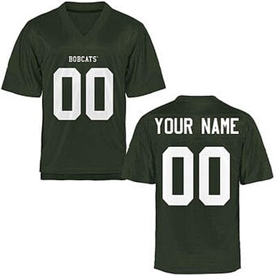 Custom Ohio University Bobcats Jersey Name and Number NCAA College Football Style 1