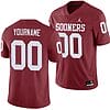 Custom Oklahoma Sooners Jersey Name and Number NCAA College Football Crimson