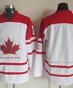 Custom Olympics Canada Jersey Name And Number 2010 White