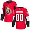 Custom Ottawa Senators Jersey Name And Number 2017-2018 Red NHL
