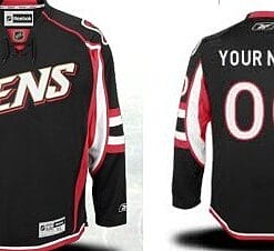 Custom Ottawa Senators Jersey Name And Number Black Third