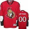 Custom Ottawa Senators Jersey Name And Number Red